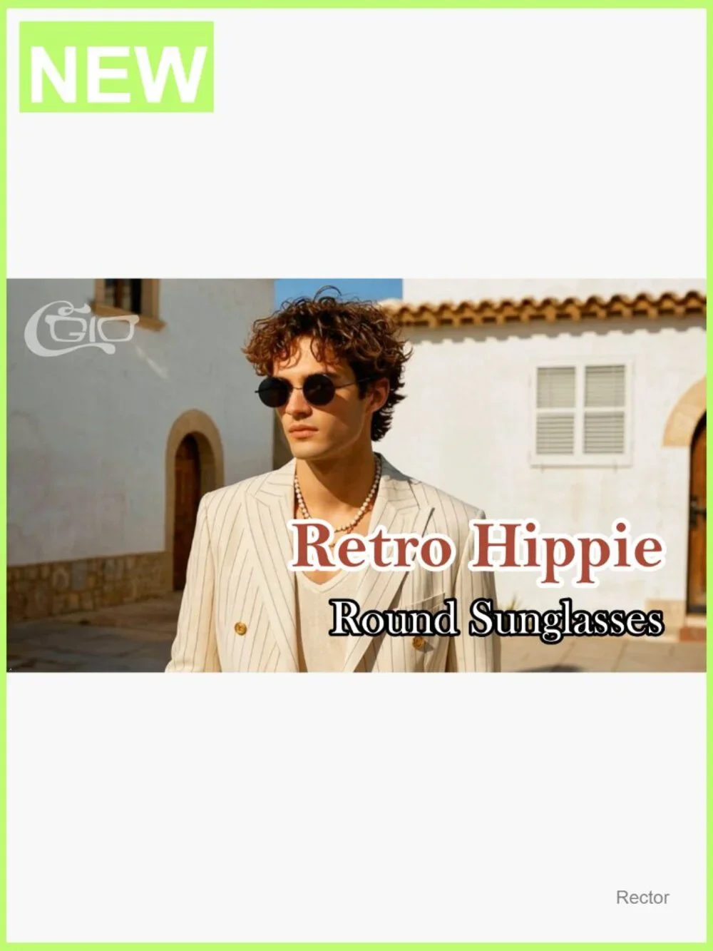 Retro Round Polarized Sunglasses Metal Frame UV400 Protection for Men Women